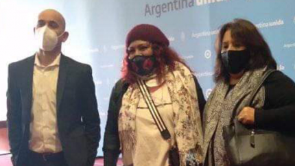 Las docentes fueron recibidos por el personal de Ceremonial.