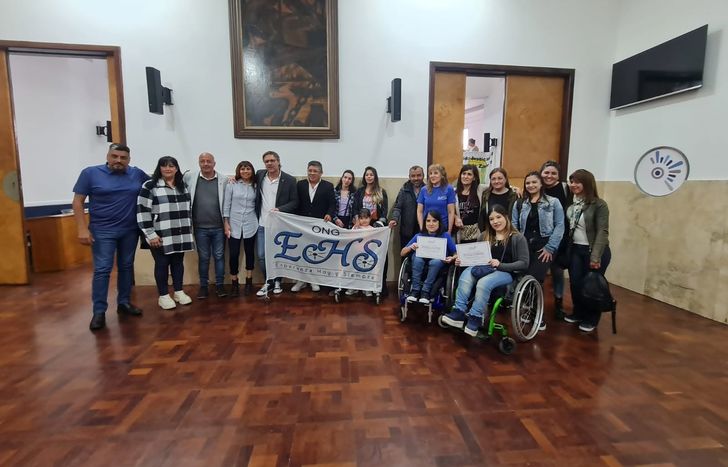 Cuando recibieron el reconocimiento en el HCD.&nbsp;