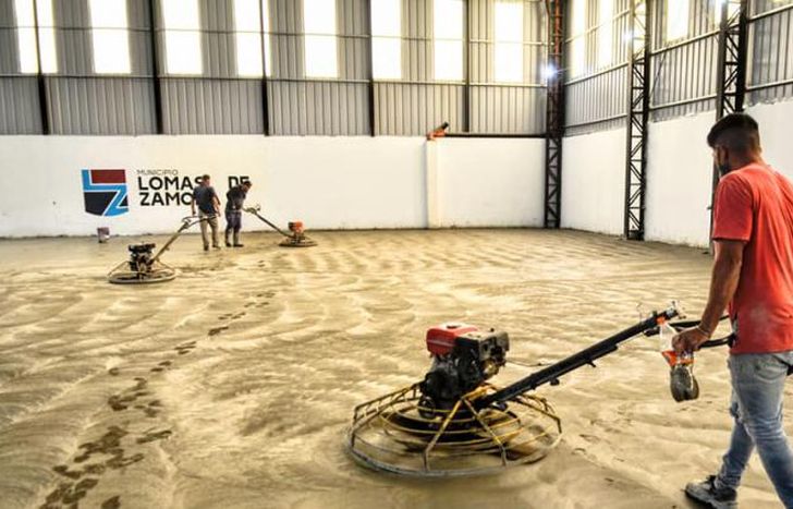Trabajos para dejar el piso a nuevo.