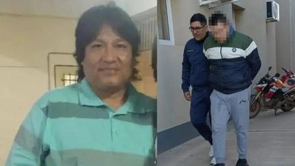 El lomense asesinado y el sospechoso detenido.