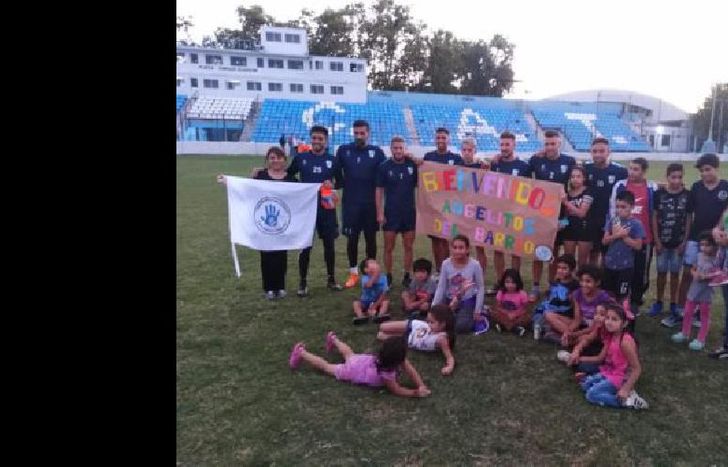 estuvieron con los jugadores.