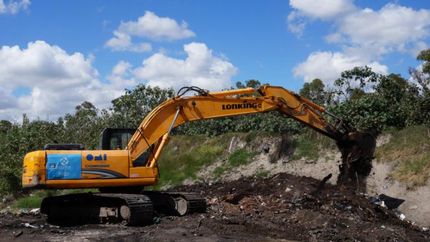Operativo en el Arroyo Melano de Santa Catalina.