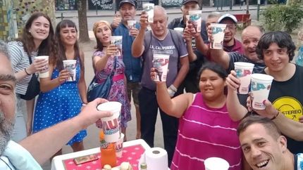 Un momento para compartir con quienes no tienen un hogar.