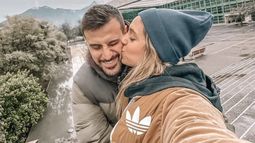 Sofi Martínez y Diego Leuco.&nbsp;