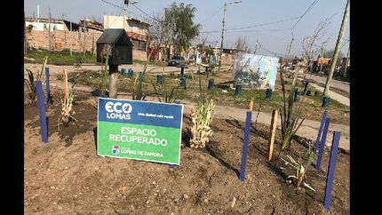 Recuperaron en Lomas otros tres espacios verdes que antes eran basurales