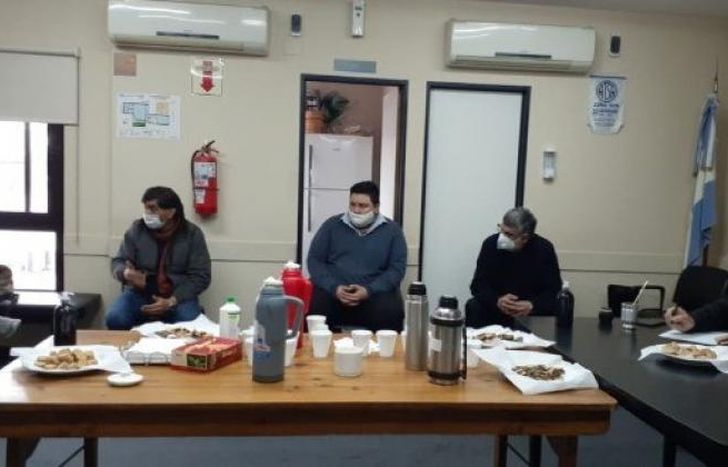 La reunión se realizó en el Sindicato de Sanidad de Banfield.