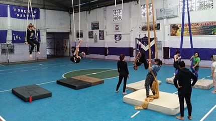 Las acrobacias en tela están entre las más elegidas.