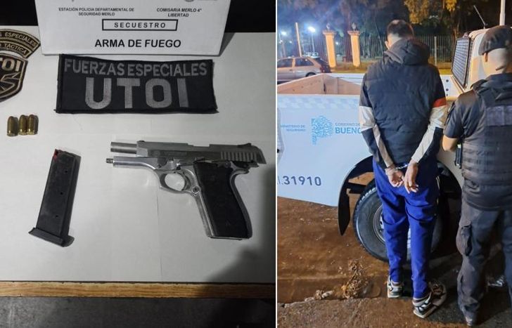 El joven fue interceptado por personal UTOI.