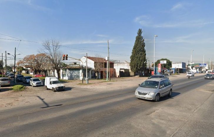 Camino de Cintura y Luján, la zona en la que ocurrió el tiroteo.