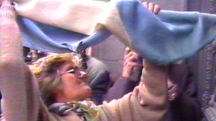 Norma Pla, en plena lucha.