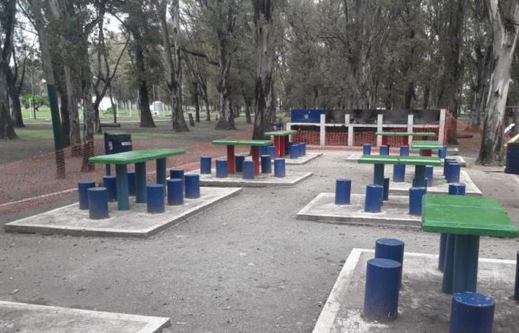 El Parque de Albertina sigue transformándose con obras.