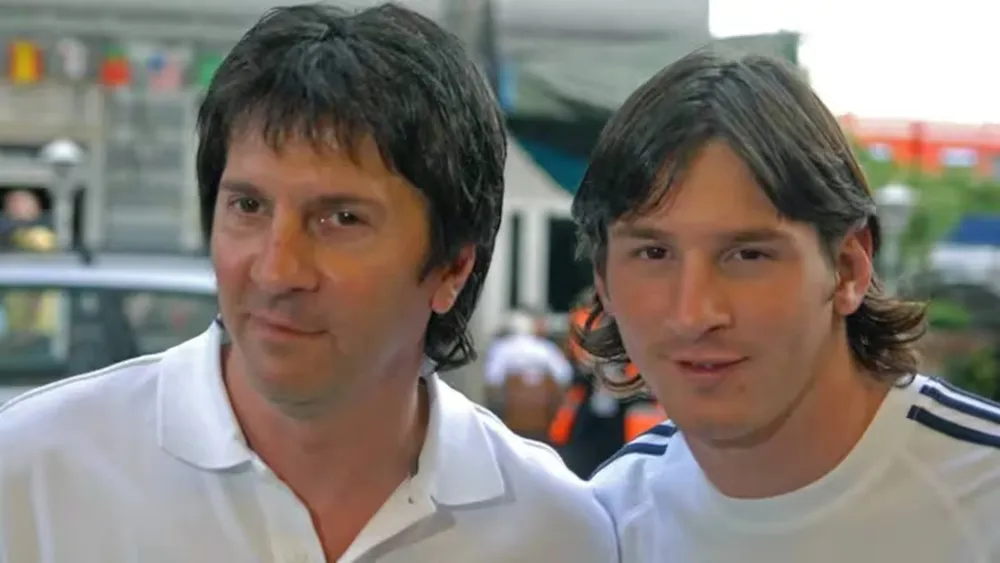 Jorge y Lionel Messi.&nbsp;