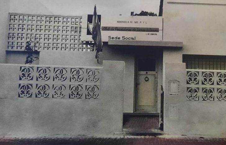 La primera sede que tuvo en club en Lomas.