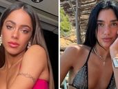 Tini Stoessel y Dua Lipa, con grandes fortunas.&nbsp;