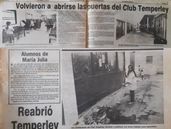 Temperley salía en las páginas del Diario La Unión tras sobreponerse a la quiebra.&nbsp;