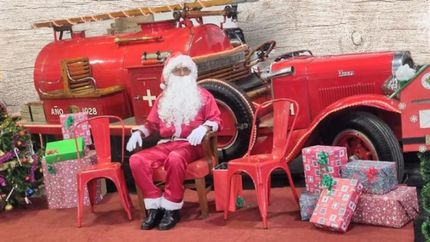 Todo listo para recibir una visita muy esperada por los más chicos.