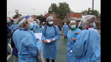el grupo etario más afectado por la pandemia en Lomas es el de 30 a 39 años.