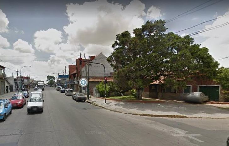 Avenida Eva Perón y Cabred.