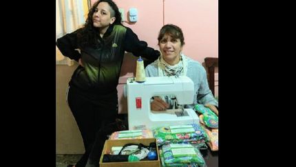 Mariana y su hija, Camila.