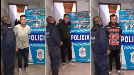 Tras una larga persecución dieron con los delincuentes.