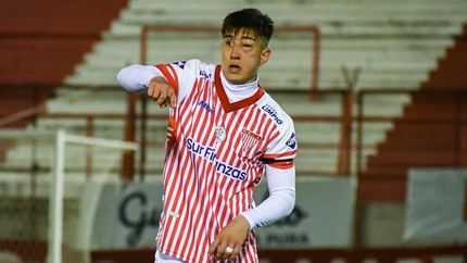 Así terminó jugando Fernández Colombo.