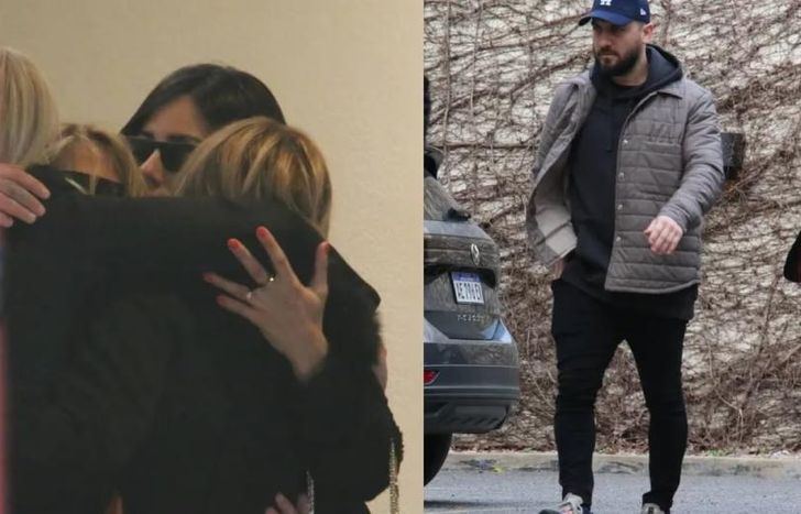 Sus amigos y su hermano Ezequiel llegaron muy temprano al último adiós para Silvina Luna.