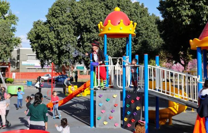 Hubo una jornada recreativa para celebrar la puesta en valor.