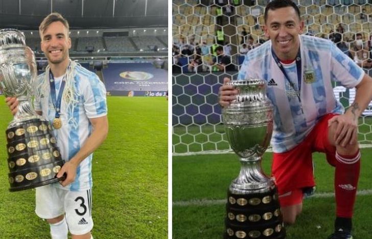 Los campeones de Banfield y Lanús.