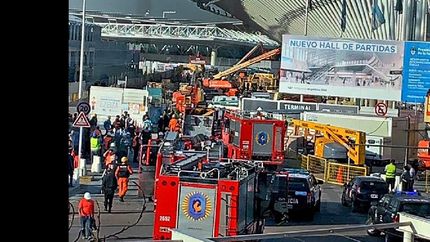 al menos un trabajador muerto por un derrumbe en el aeropuerto de ezeiza
