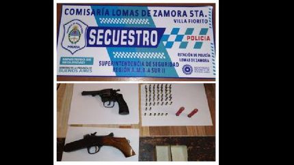 incautaron armas en medio de un allanamiento para dar con el acusado.