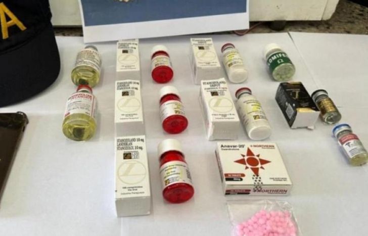 Algunas de las sustancias incautadas por la Policía Federal.