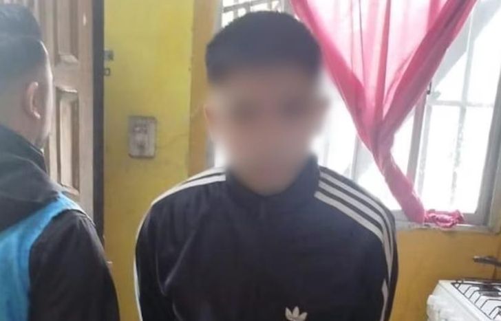 El momento de la detención.