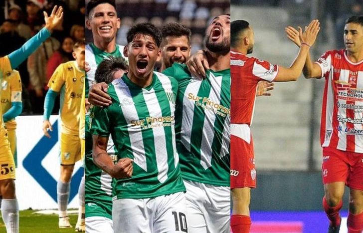 Tres que van por el sueño del título.