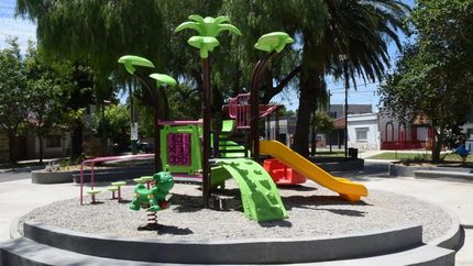 La plaza está en condiciones y espera por la reinauguración.