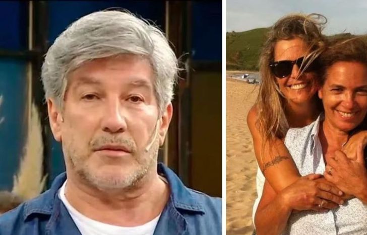 Pachu Peña y la ahijada de Sandra Mihanovich.