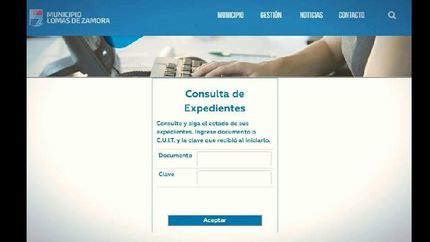 en lomas, los vecinos pueden seguir el avance de sus tramites por la web