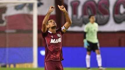 Vigente, José Sand es el actual goleador de Lanús en la Copa. Vigente, José Sand es el actual goleador de Lanús en la Copa.
