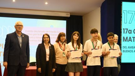 Estudiantes del Instituto Sagrada Familia de Banfield ganaron en Trabajo Colaborativo.