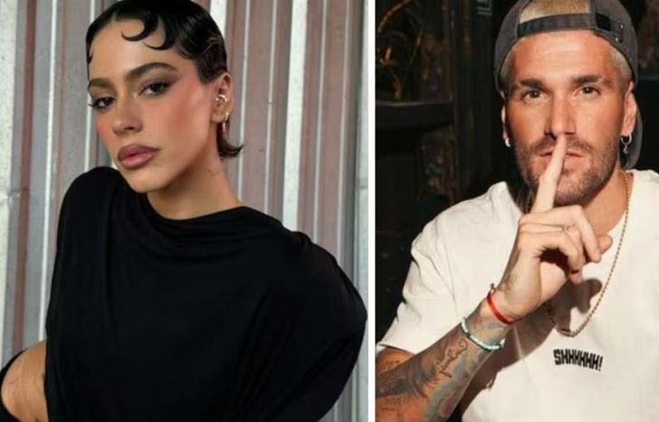 Tini y Rodrigo de Paul.