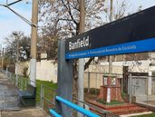 Estación de trenes de Banfield.