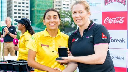 Mariana Martínez, vecina de Banfield e integrante de la Selección Nacional de crícquet.