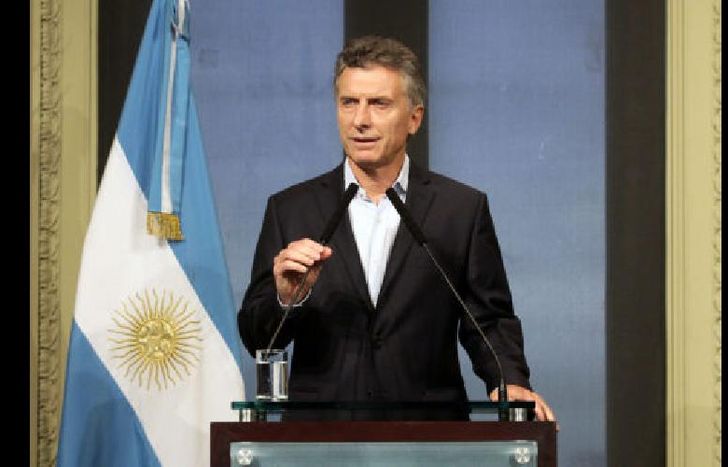DYN900, BUENOS AIRES 12/01/2016, EL PRESIDENTE ARGENTINO, MAURICIO MACRI, DURANTE LA CONFERENCIA DE PRENSA OFRECIDA ESTA MAÑANA EN CASA DE GOBIERNO. FOTO: DYN/ALBERTO RAGGIO.
