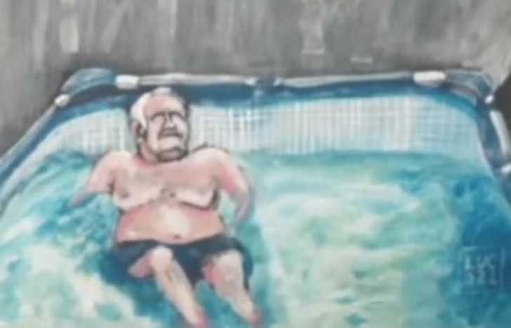 El artista pintará situaciones bizarras relacionadas al verano.