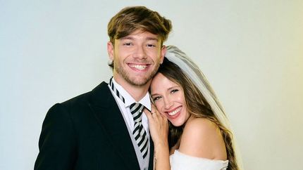 Nacho Castañares con Barbie Vélez.&nbsp;