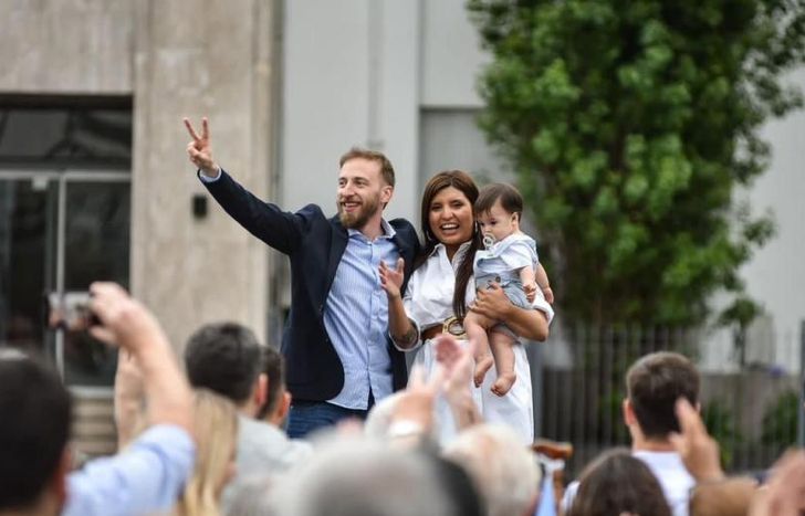 Federico Otermín, muy emocionado en su asunción como intendente de Lomas.