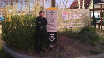 Ezequiel recordó a su padre Rubén Martel, a 43 años del inicio de la Guerra de Malvinas.