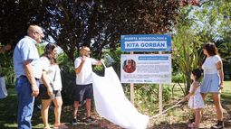 Miryam Gorban tiene una huerta en su honor en el Parque de Lomas.&nbsp;