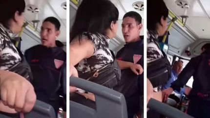 La discusión subió de tono: hubo empujones e insultos.