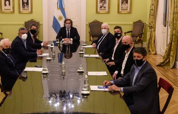 El encuentro duró alrededor de una hora.