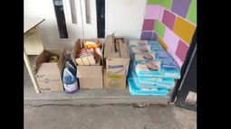 en alvear 920, Banfield se pueden dejar donaciones.